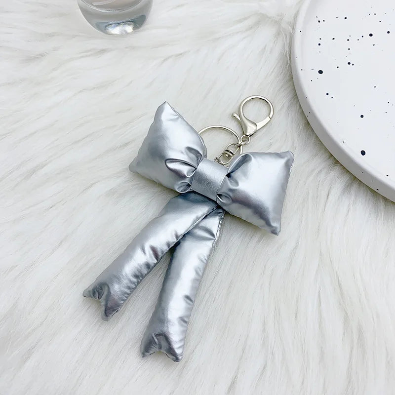 Metallic Puff Bow