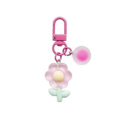 Acrylic Flower Key Chain