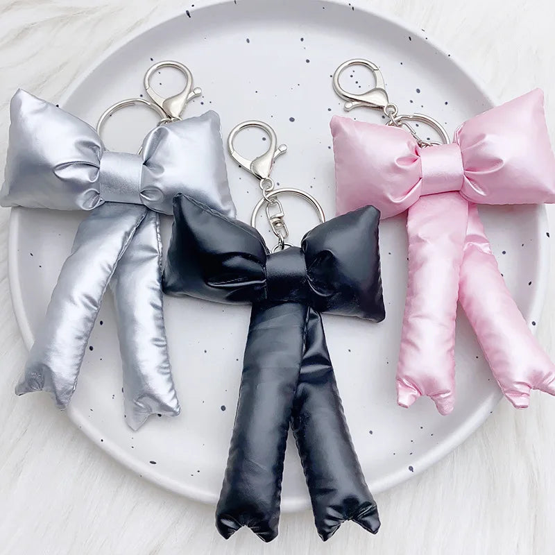 Metallic Puff Bow